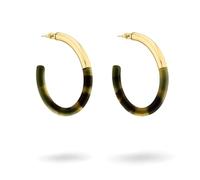 Liebeskind Berlin Orecchini a Cerchio Donna LJ-1804-E-50 in acciaio inossidabile IP oro