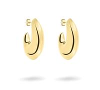 Liebeskind Berlin Orecchino a Cerchio Donna LJ-1685-E-36 in acciaio inossidabile IP oro