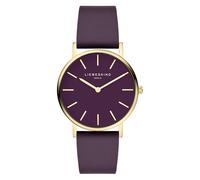 Liebeskind Berlin Orologio Donna LT-0484-LQ acciaio inossidabile in IP oro con cinturino in pelle