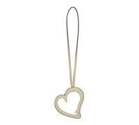 LIEBESKIND BERLIN Pelle accessori per borse Heart Mirror Mirror Pendant Biscotti giallo chiaro
