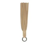 LIEBESKIND BERLIN Pelle accessori per borse Tassel Keyring Biscotti avorio
