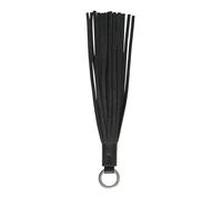 LIEBESKIND BERLIN Pelle accessori per borse Tassel Keyring Black nero