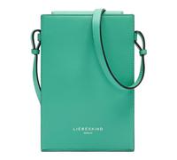 LIEBESKIND BERLIN Pelle borsa a tracolla borsa per cellulare Hilla Kodiaq Sheep Mobile Pouch Jade verde