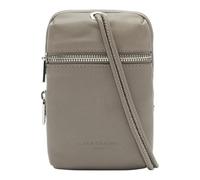 LIEBESKIND BERLIN Pelle borsa a tracolla borsa per cellulare Mobile Pouch Neutral Grey grigio talpa