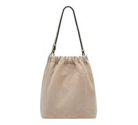 LIEBESKIND BERLIN Pelle borsa a tracolla Ruffle Cloud Suede Hobo Bag Sandcastle beige