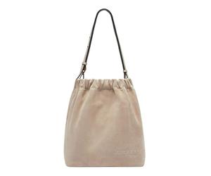 LIEBESKIND BERLIN Pelle borsa a tracolla Ruffle Cloud Suede Hobo Bag Sandcastle beige