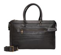 LIEBESKIND BERLIN Pelle borsa shopper borsa a tracolla Delia Satchel Deep Soil marrone scuro
