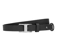Liebeskind Berlin Lora Belt, Cintura Donna, Black Pebble 95cm, One Size