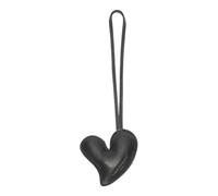 LIEBESKIND BERLIN portachiavi Puffy Heart Pendant Black nero
