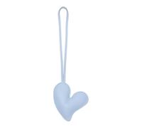 LIEBESKIND BERLIN portachiavi Puffy Heart Pendant Blue Denim celeste