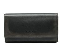 LIEBESKIND BERLIN portafoglio Lou Vintage Leather Slam Purse Black nero