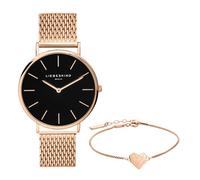 Liebeskind Berlin Set aus orologio da polso e bracciale LS-0090-MQB IP oro rosa