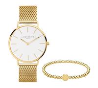 LIEBESKIND Berlin Set aus orologio da polso e bracciale LS-0091-MQB IP oro