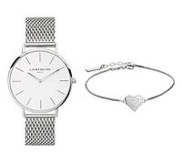 Liebeskind Berlin Set aus orologio da polso e bracciale LS-0102-MQB argento