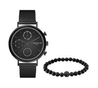 Liebeskind Berlin - Set di orologio e gioielli da donna, senza tempo, elegante, bel regalo per ogni occasione, IP nero, Moderno