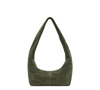 Liebeskind Bo Suede L Borsa hobo verde scuro, Rauleder, donna