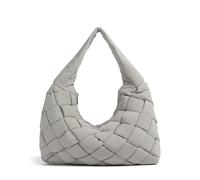 Liebeskind Bo Weaved Nylon L Borsa hobo grigio chiaro, nylon, donna