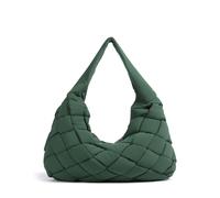 Liebeskind Bo Weaved Nylon L Borsa hobo verde scuro, nylon, donna