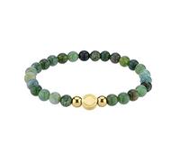 Liebeskind Bracciale da donna in acciaio inox 32019460, 17 cm, Acciaio inossidabile, Agata muschiata.