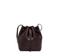 Liebeskind Bucketbag M Monogram SFT Nap, Borsa a Secchiello Donna, Bordeaux