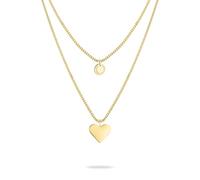 Liebeskind Collana Berlino, 45 cm, acciaio inox, Senza Gemme