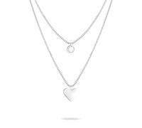 Liebeskind Collana Berlino, 45 cm, acciaio inox, Senza Gemme
