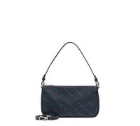 Liebeskind Monogram Soft Nappa S Borsa a spalla blu scuro, pelle, donna