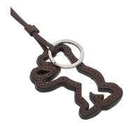 Liebeskind Keyring One Size Small Accessoires Vintage Goat, Portachiavi Donna, Cocco arrostito