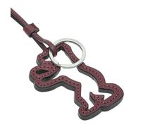 LIEBESKIND Keyring One Size Small Accessoires Vintage Goat, Portachiavi Donna, Pomegranate