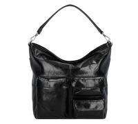 Liebeskind LK 204 Archive Lack Distressed Borsa hobo nero, pelle, donna
