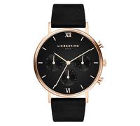 Liebeskind Orologio Analogico al Quarzo Donna con Cinturino in Pelle LT-0432-LM