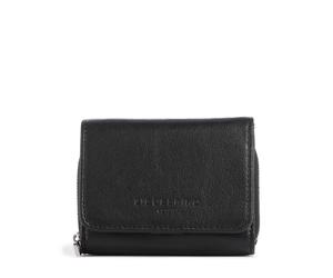 Liebeskind Pablita Goat Leather M Portafoglio nero, pelle a grana fine, donna