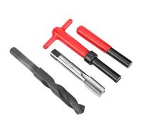 LiebeWH 11 Pc Kit di Riparazione Filo Inossidabile Kit di Threading Strumenti Inossidabile per Trapano Contorno Strumento di Inserimento di Inserzione M16x1.5 per Parti Automatiche