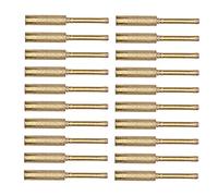 LiebeWH 20pcs Cataino Affiliatore Burr Getta Emery Saw Testa Golden Cataino Golden File in Pietra per Macinino Elettrico (5,5 mm)