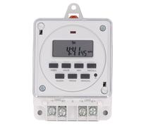 LiebeWH 7 Giorni Timer Interruttore Luce Esterna Prese Luci Timer Spina Natalizia Telecomando Interno Controllo Digitale Intelligente Albero Ventilatore Elettrico con Sensore Crepuscolare Alba Prese