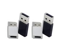 LiebeWH Adattatore da USB C A USB A da 4 Pezzi Convertitore Tipo C da Femmina A Maschio in Lega di Alluminio per Hub Mouse Tablet Telefono con Design Compatto