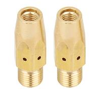 LiebeWH Adattatore per Punta in Ottone, Adattatore per Diffusore di Gas, Modello 169728, 2 Pezzi, 5 Pezzi per M 25 M 40 MIG, Diffusore per Punta per Saldatore, di Ricambio per Riparazione di (2PCS)