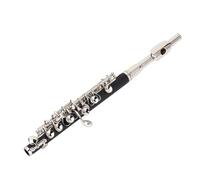 LiebeWH C Piccolo Strumento per Flauto Corpo in Metallo con Chiavi Placcate Ni Kit di Pulizia e Chiave per Accordatura C Piccolo per la Banda Scolastica degli Studenti Esame di Grado Orchestra