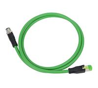 LiebeWH Cavi Ethernet M12 a RJ45 Patch Cord Cavo di Rete a 4 Pin per Applicazioni Ethernet Industriali Cavo di Rete Impermeabile IP67