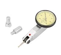 LiebeWH Comparatore per Test a Quadrante, Comparatore a Leva in Alluminio Gamma da 0 a 0,8 Mm Risoluzione 0,01 Mm Sonda Girevole a 180 Gradi per Lavori di Misurazione del Layout di Ispezione della