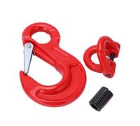 LiebeWH Gancio di Sollevamento Durevole da 3,15 Tonnellate con Scatto di Sicurezza per Hardware di Sollevamento della Gru, Set di Ganci di da 3,15 T per il Trasporto Portuale