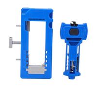 LiebeWH Kit di Montaggio per Cerniere e Chiusure per Porte in Plastica, con Strumenti di Marcatura e Scalpello Integrati, per Allineamento Preciso su Porte da 1 3/8in o 1 3/4in