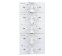 LiebeWH LED Modulo Perline Lampada SMD per Uso Generale Colore Luce Bianca 6V con Pannello in Fibra di Vetro Filtro per Lenti Ottiche Riparazione TV LED Illuminazione Fai-da-te(20PCS)