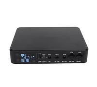 LiebeWH Mini Batteria di Backup UPS da 18000 MAh con Involucro Ignifugo e Display Digitale HD per Router, Telecamere di Sicurezza e Scanner di Impronte Digitali (Spina europea)