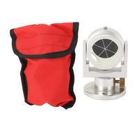 LiebeWH Mini Prisma Stazione Totale, Kit Prisma Topografico MP108B con Vetro K9 per Misurazioni Ad Alta Precisione, Struttura Resistente in Lega di Alluminio, Ideale per Tunnel, Ferrovie, Dighe,