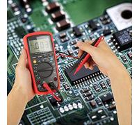 LiebeWH Multimetro Digitale Tester Affidabile di Tensione CA/CC per Elettricisti, Box/Cover e Scuole (UT139A)