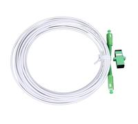 LiebeWH SC a SC Cavo Patch in Fibra Cavo di Prolunga per Modem Ottico Set Ponticello in Fibra Ottica Monomodale Corazzato per FTTH FTTB FTTP (SC 15 m/49,2 pollici)