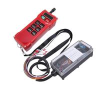 LiebeWH Telecomando Anticaduta Industriale Resistente All'acqua per Gru Elettrica con 8 Pulsanti Rivestiti in Silicone per Controllo Gru a Ponte a Ponte Portata 100 M per Ambienti Difficili