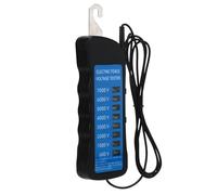 LiebeWH Tester di Tensione per Recinto Elettrico Tester per Recinto Elettrico, Tester per Recinto Elettrico Cavallo 600-7000 V Misuratore di Recinzione con 8 Luci per Fili di Recinzione