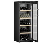 Liebherr Cantina vino a libera installazione WPbli 5031 con porta in vetro e telaio nero da 60 cm